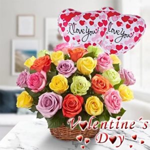 Canasta Valentín